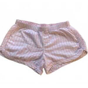 Pink and white Victorias secret sleep shorts